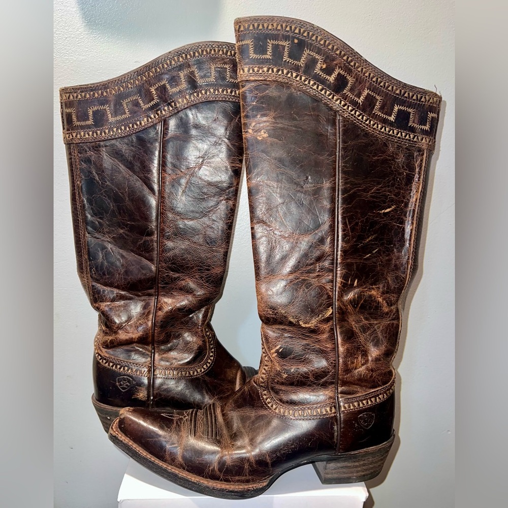 Ariat Brown Leather Western Boots